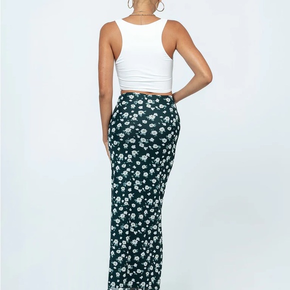 KNOX MAXI SKIRT BLACK FLORAL - Picture 3 of 3
